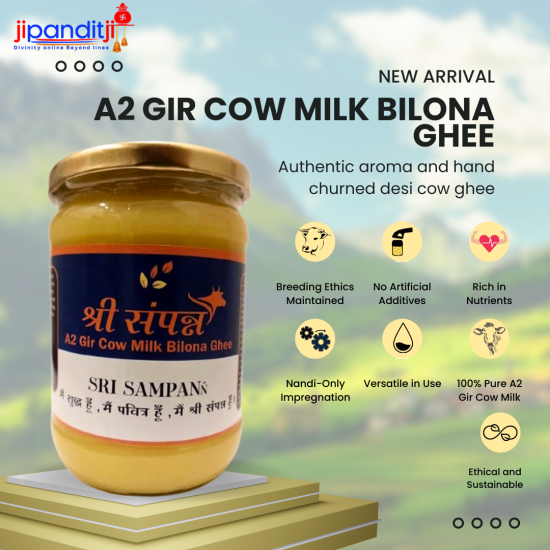 Sri Sampann A2 Gir Cow Milk Bilona Ghee | 100% Pure Bilona Method Ghee