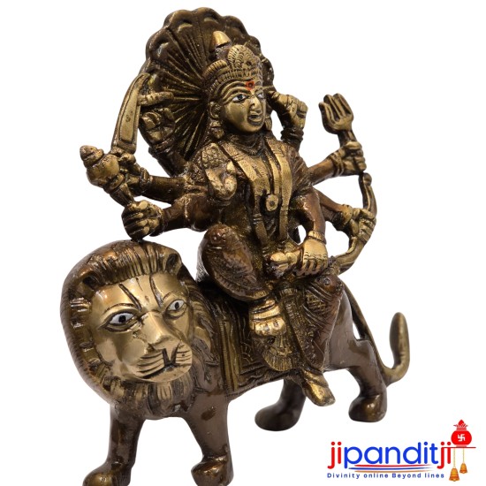 Brass Durga Maa Statue