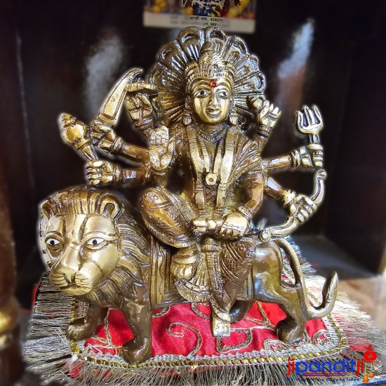 Brass Durga Maa Statue