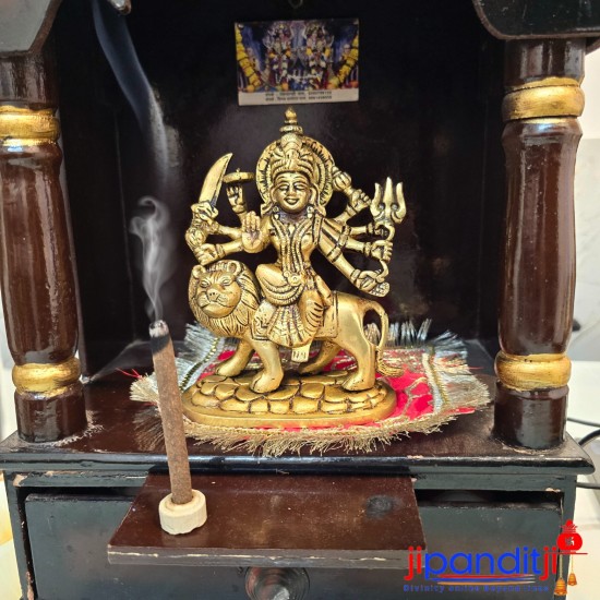 Sherawali Maa Durga Statue with Stand