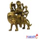 Brass Durga Maa Statue (Sherawali)