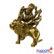 Brass Durga Maa Statue (Sherawali)