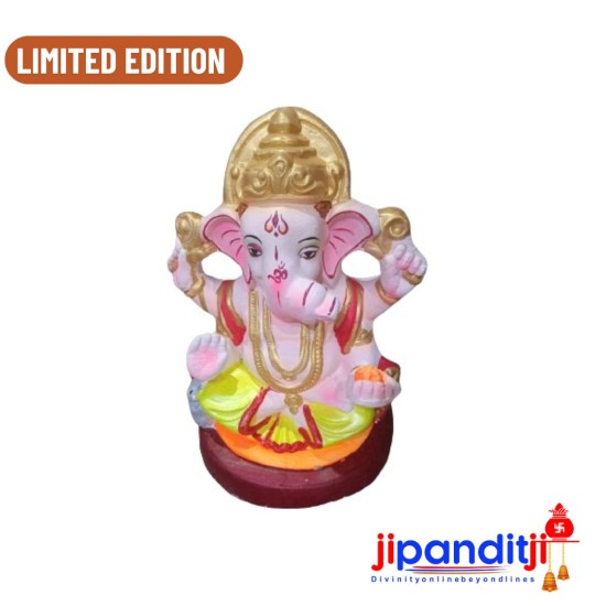 Eco-Friendly Ganesha Idol - Celebrate with Nature's Blessings