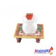 Marble Lord Ganesh Chowki Set for Pooja | Vastu-Approved & Handcrafted