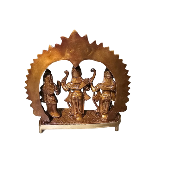 Ram Darbar Statue - Golden Brass Finish