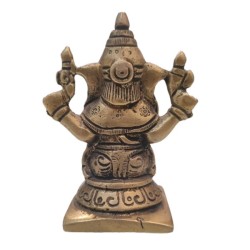 Ganesh Brass Idol | 3.5 Inches