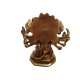 Pure Brass Metal Panch mukhi Sitting Hanuman ji Big