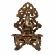 Brass Ganesh Ji 5 Diya with Stand - Elegant Pooja Accessory for Your Home