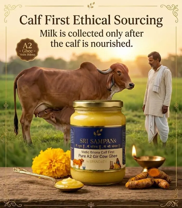 Calf first Pure A2 Gir Cow Bilona Ghee