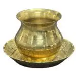 Kalash in brass with Gold Finish
