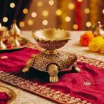 Sri Vishnu Kurmavatar Brass Deepam | Handcrafted Vastu Lamp for Wealth, Stability & Divine Protection