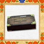 Hanuman Chalisa premium in Hindi Printed in Ancient Palm Leaf Manuscript Format, Best for Meditation and Chanting, Traditional Gift (Goswami Tulasidas)