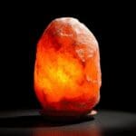 Abhimantrit Himalayan Salt Lamp, 3-4 kg with Bulb and Electric Cord
