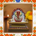 Ganesha with Sinhasan in Makrana Marble