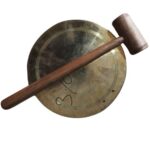 Brass Puja Bell | Ghanta | Ghadiyal | Aarti Ghanti | Mandir Temple Bell | Pital Ghanta with Stick | Jhalar Bell for Worship & Havan