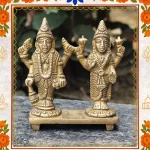 Laxmi Narayan Divine Idol in brass