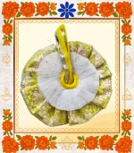 Yellow Golden Ladoo Gopal Dress | Divine Thakur Ji Poshak with Sequin & Pearl Work  - Image 3