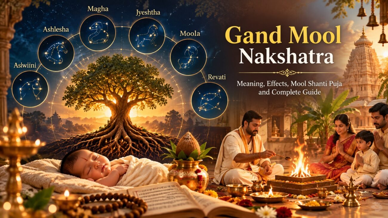 Gand Mool Nakshatra and Mool Shanti Puja with six Gand Mool Nakshatras